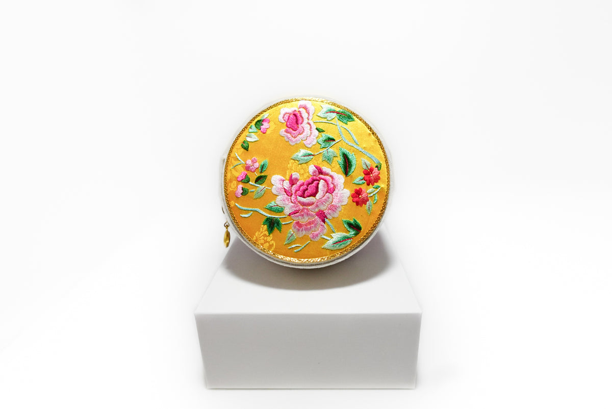 Golden Peony – Handmade Jewellery Box