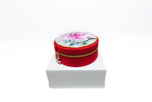 Blush Chrysanthemum – Handmade Jewellery Box
