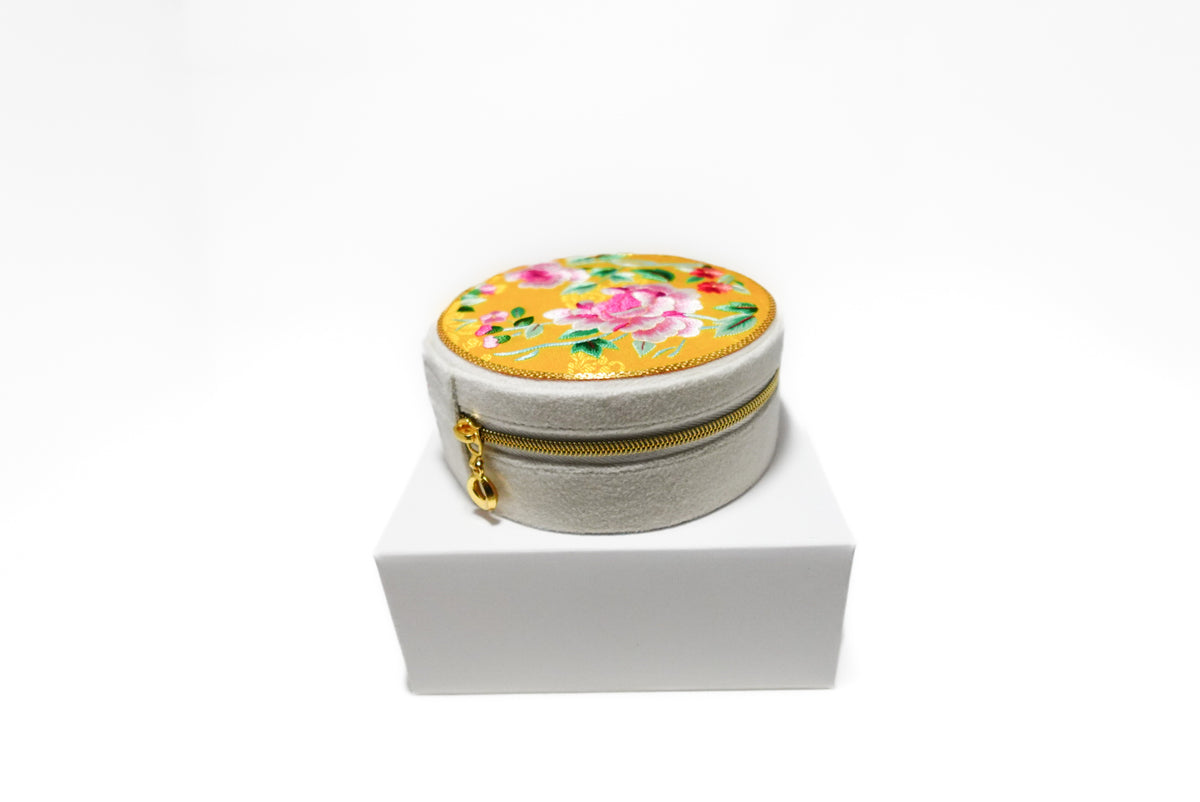 Golden Peony – Handmade Jewellery Box